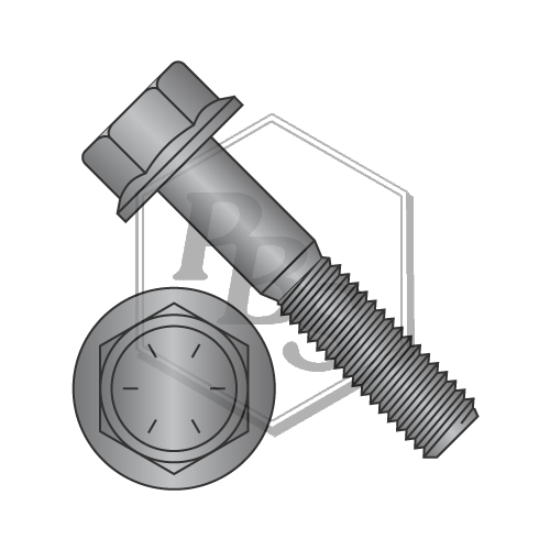 1/4-20X1/2 GR 8 HEX FLANGE SCREW PLAIN