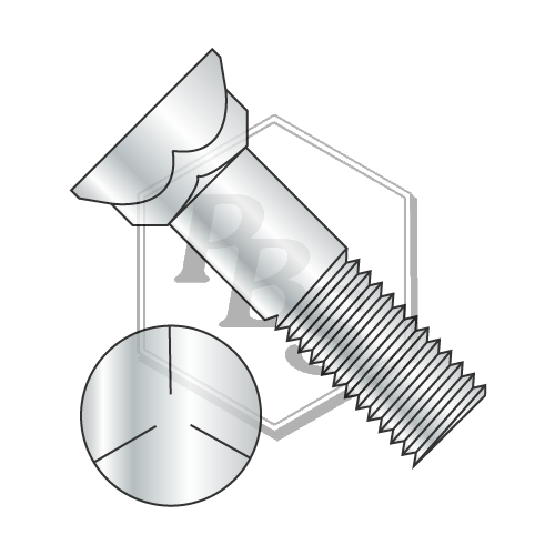 1/2-13X1-1/2 PLOW BOLT PLAIN