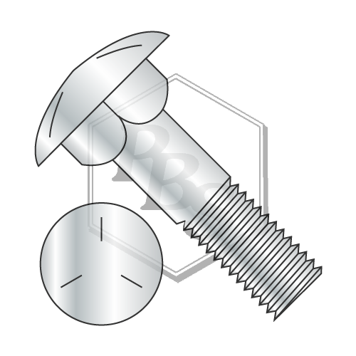 3/8X3-1/2 CARRIAGE BOLT GR 5 PLAIN PARTIAL THREAD
